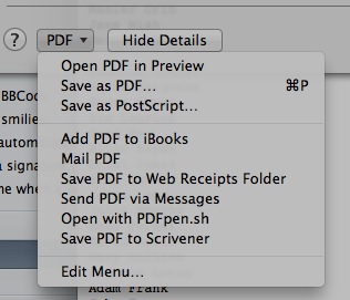 This is what I get for Print>PDF