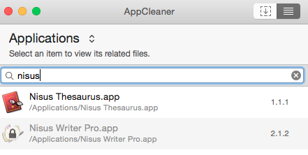 AppCleaner with padlocked NWP.png