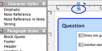 What I'm hoping to achieve. Note the location of the left line indent.