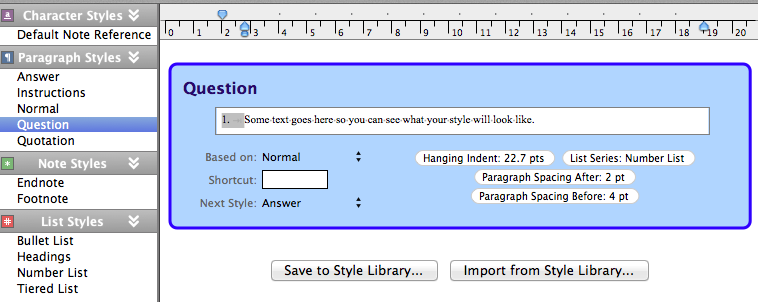Question Style