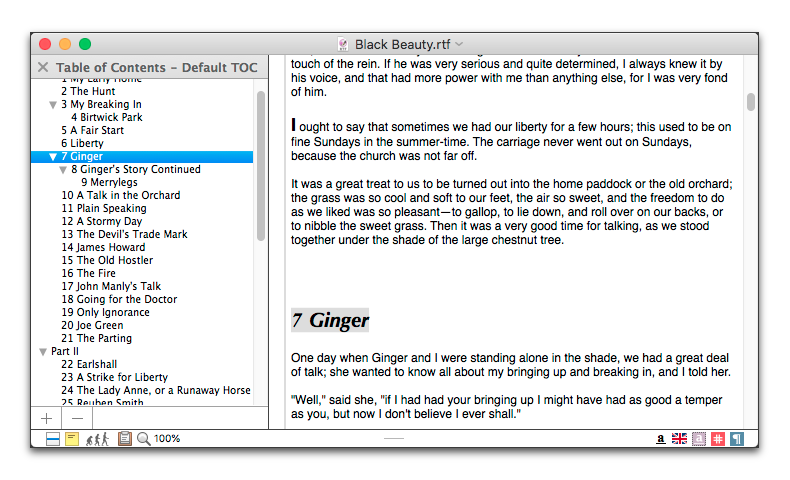 The Table of Contents Navigator displaying a hierarchical outline.png